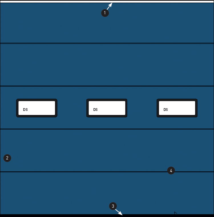 Porte industrielles sectionnelles, isolées, rapides, façade