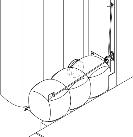 Bourrelets de SAS gonflable