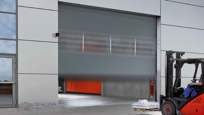 Réparation porte industrielle à Reims