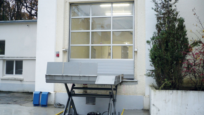 Table élévatrice à Reims