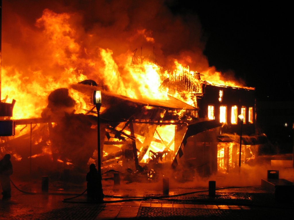 Porte coupe-feu industrielle