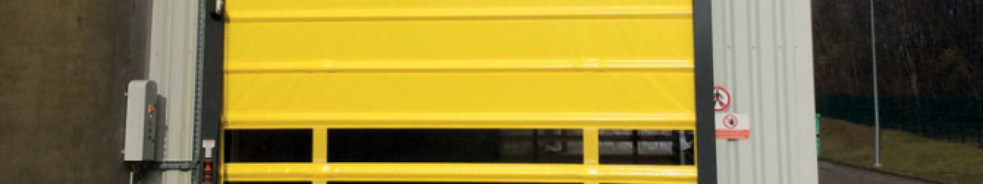 Portes rapides à repliement 
